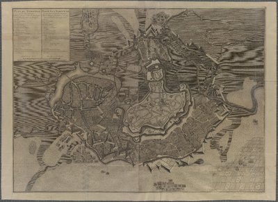 Planul orașului Timișoara cca 1729