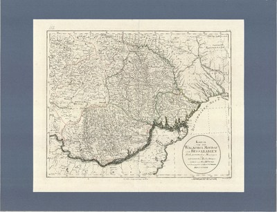Harta Valahiei, Moldovei și Basarabiei 1788