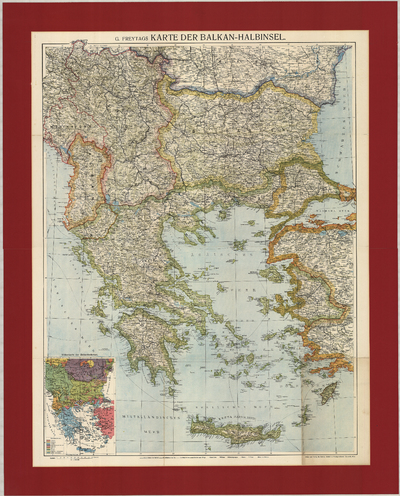 Harta Peninsulei Balcanice